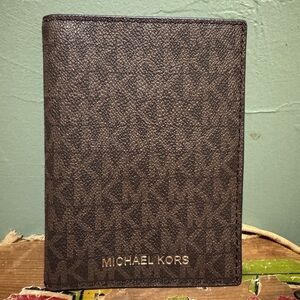 Michael Kors Monogram ID/Passport Wallet
